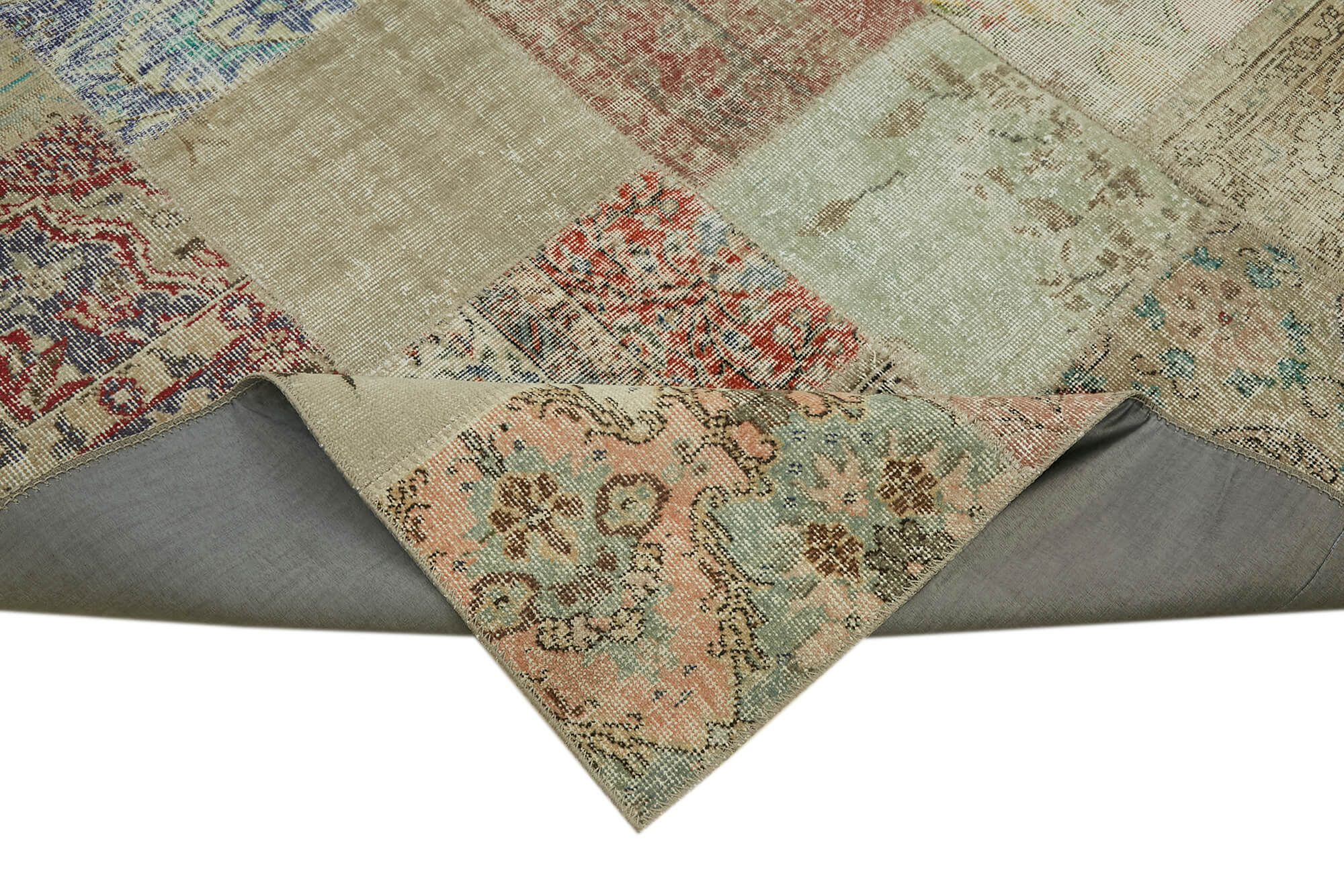 8x11 Multicolor Patchwork Rug- 43238