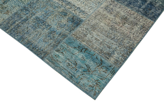 8x11 Blue Patchwork Rug- 43240