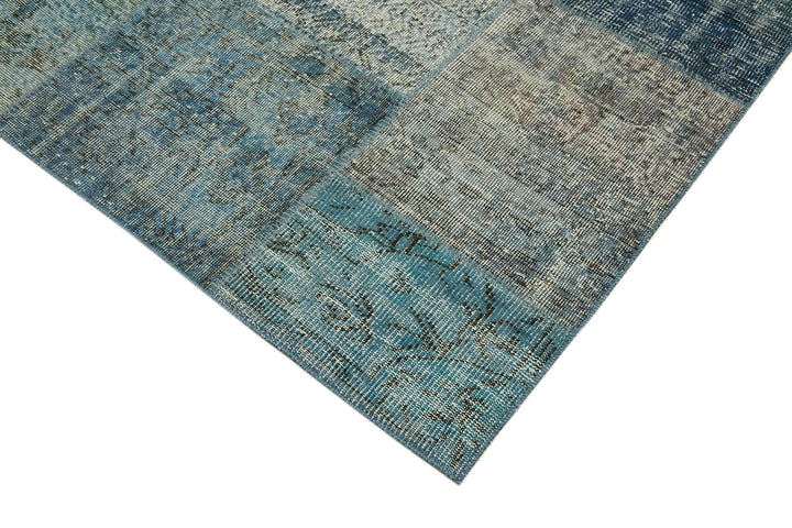 8x11 Blue Patchwork Rug- 43240