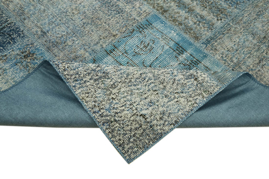 8x11 Blue Patchwork Rug- 43240