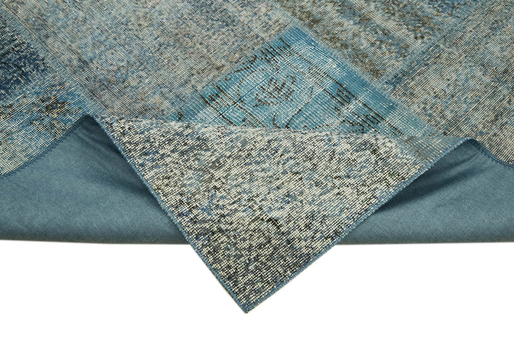 8x11 Blue Patchwork Rug- 43240