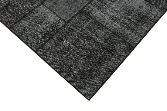 8x11 Black Patchwork Rug- 43242