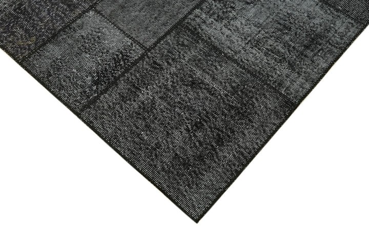 8x11 Black Patchwork Rug- 43242