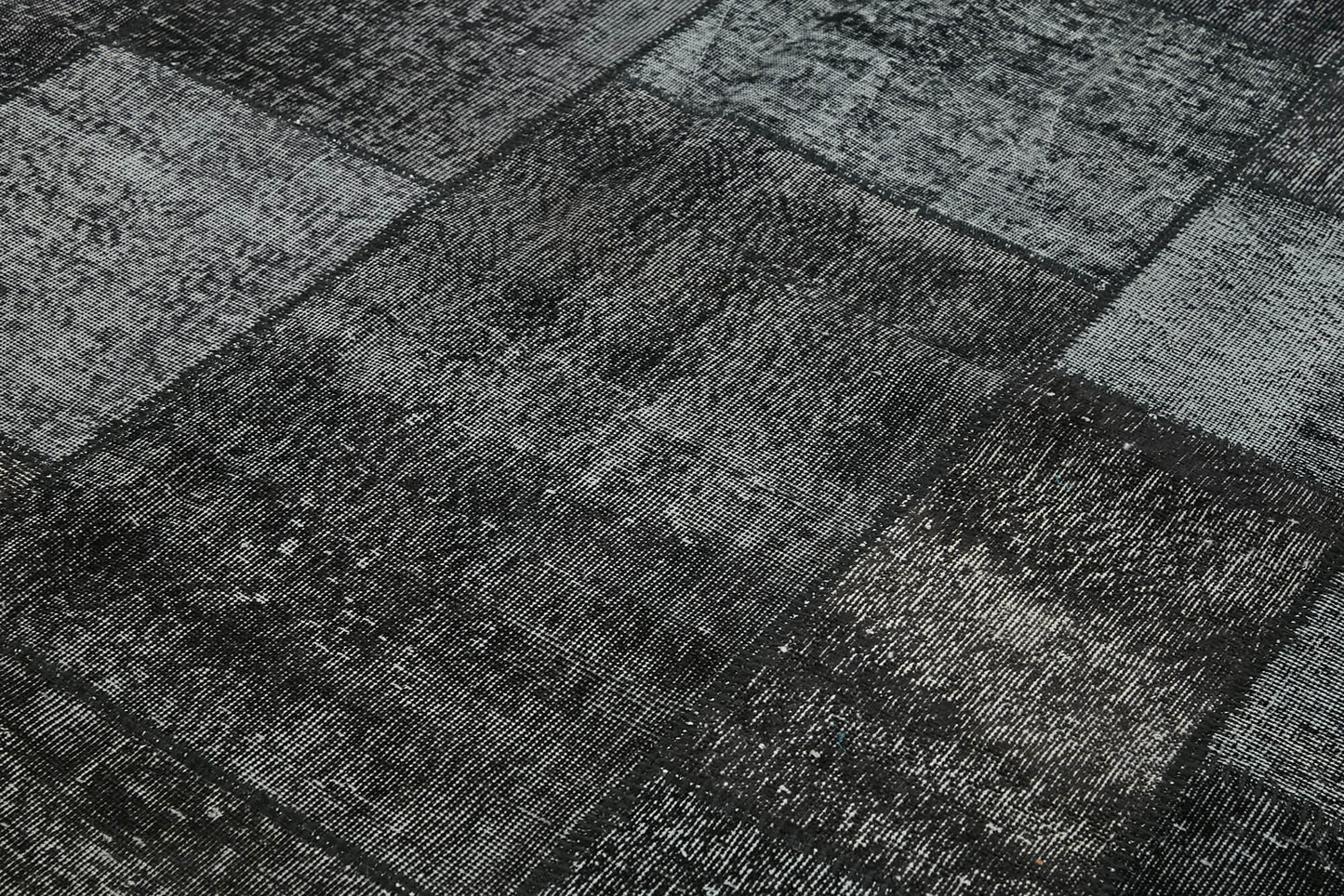 8x11 Black Patchwork Rug- 43242