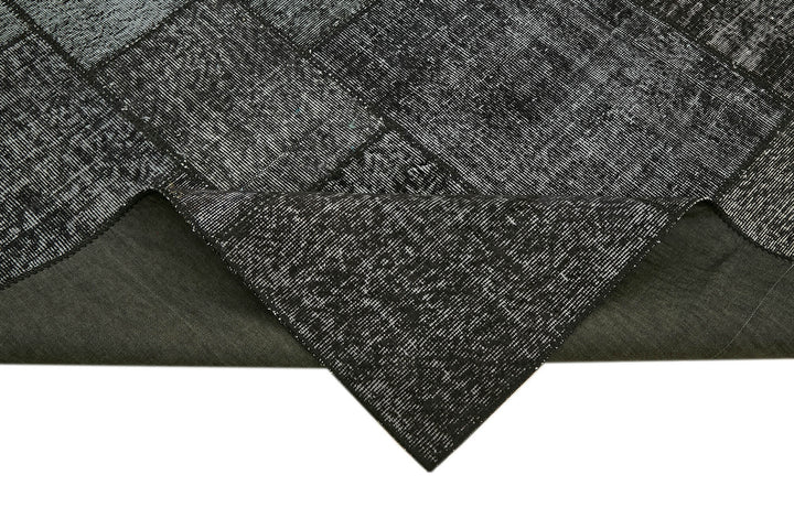 8x11 Black Patchwork Rug- 43242