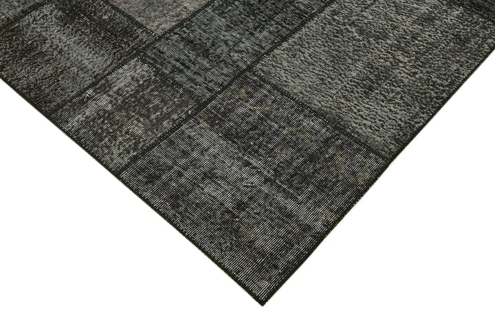 8x11 Black Patchwork Rug- 43243