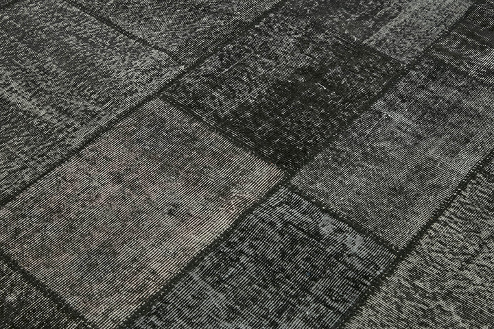 8x11 Black Patchwork Rug- 43243