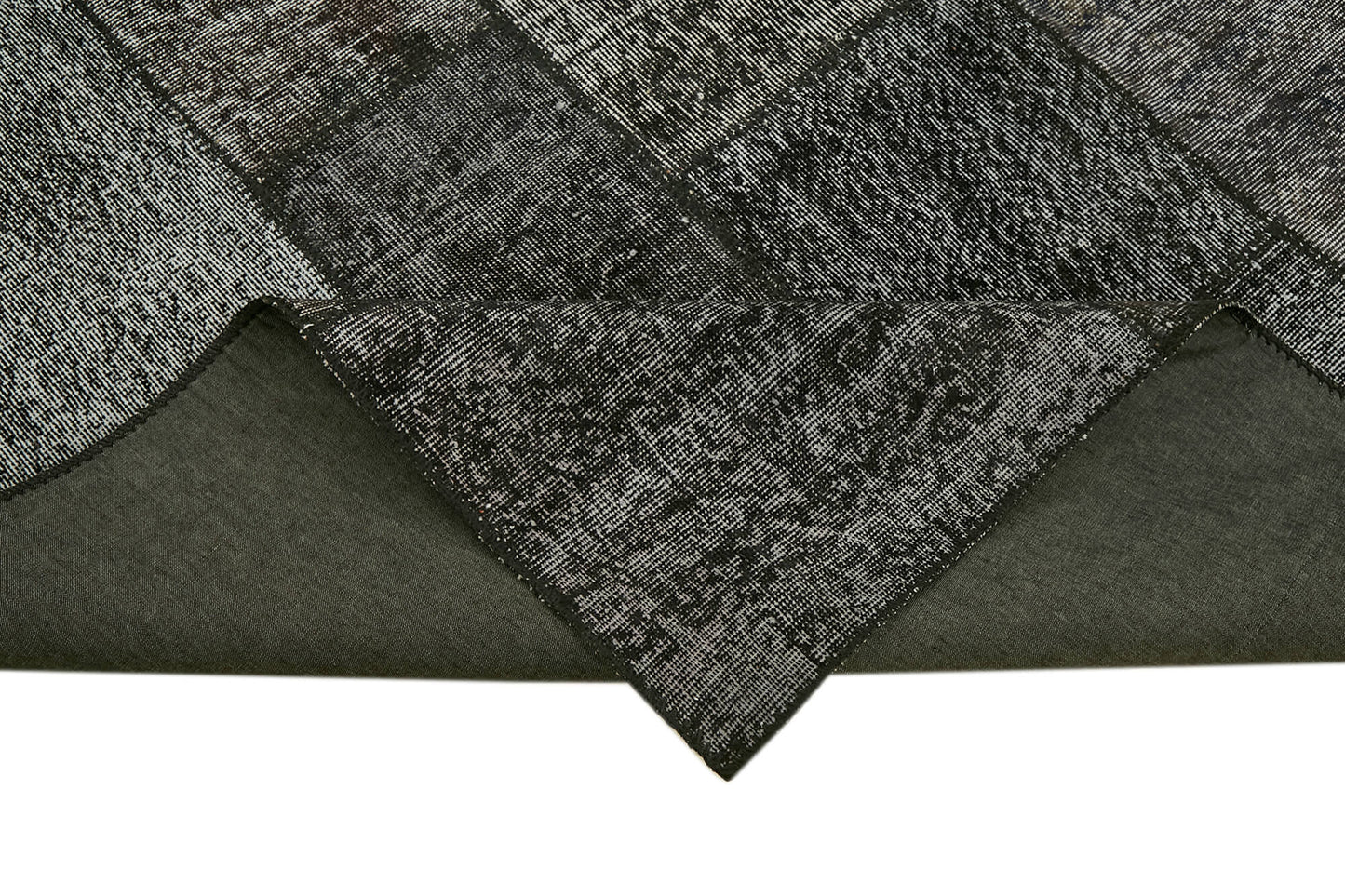 8x11 Black Patchwork Rug- 43243