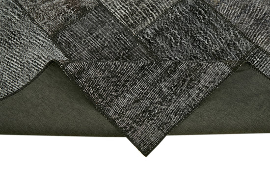 8x11 Black Patchwork Rug- 43243