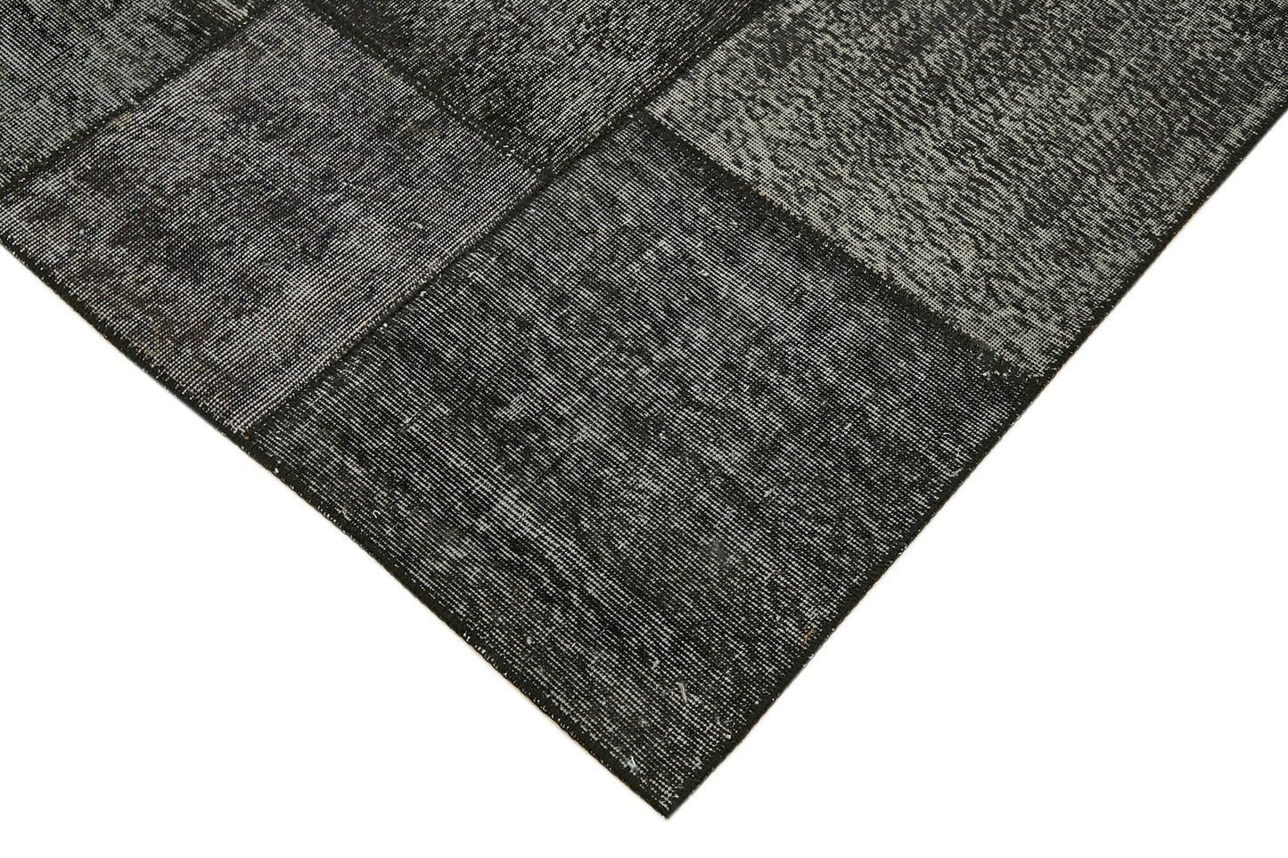 8x11 Black Patchwork Rug- 43244