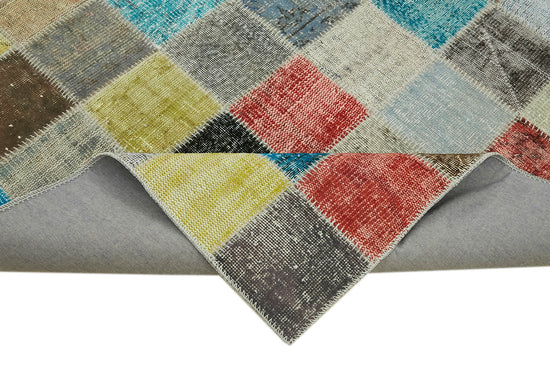 8x11 Multicolor Patchwork Rug- 43245