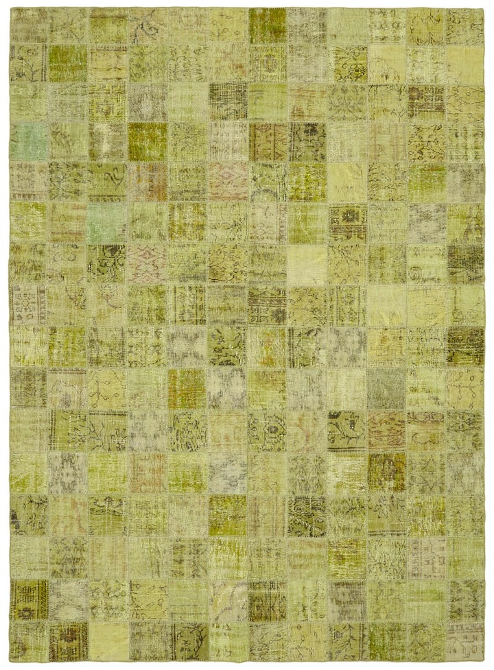 8x11 Yellow Patchwork Rug- 43247