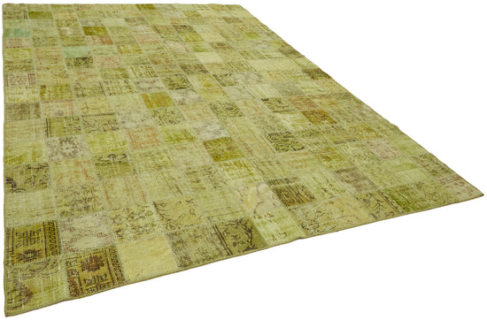 8x11 Yellow Patchwork Rug- 43247