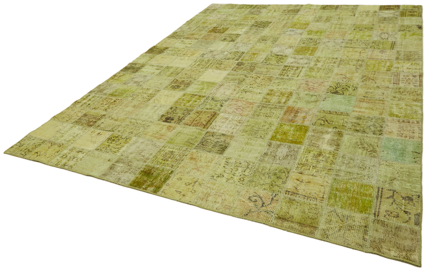8x11 Yellow Patchwork Rug- 43247