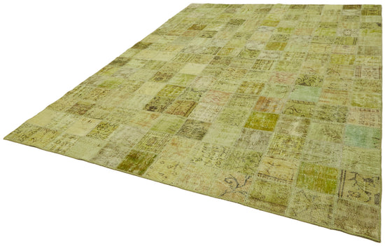 8x11 Yellow Patchwork Rug- 43247