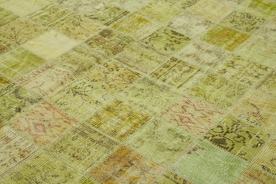 8x11 Yellow Patchwork Rug- 43247