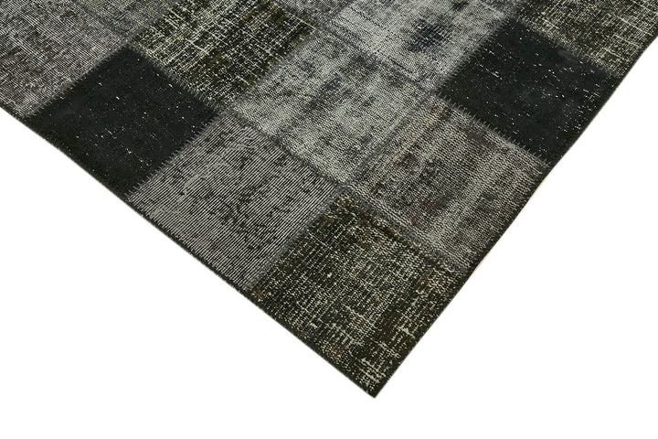 8x12 Black Patchwork Rug- 43249