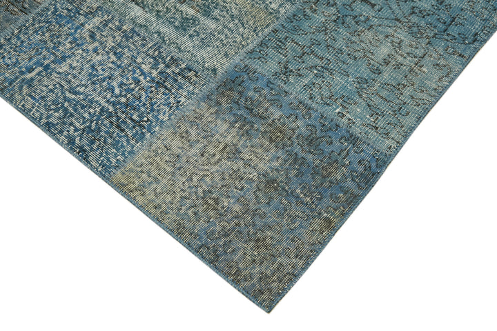8x11 Blue Patchwork Rug- 43252