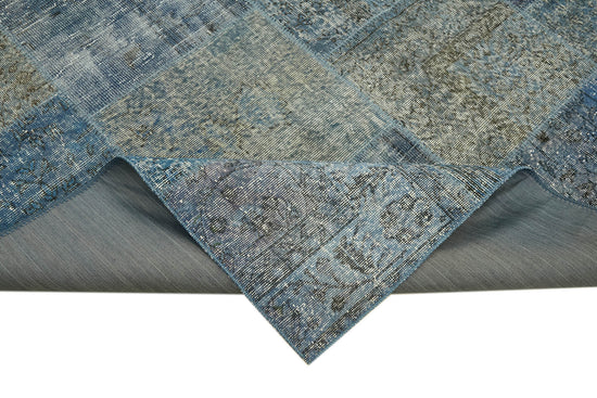 8x11 Blue Patchwork Rug- 43252