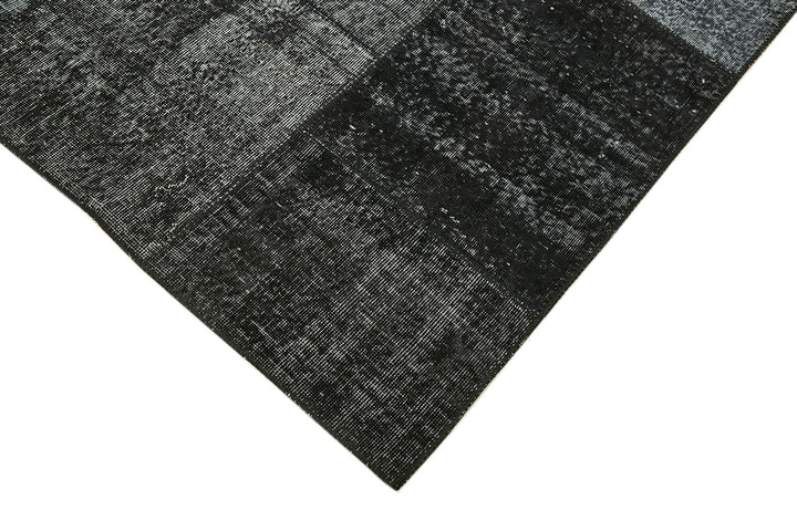 8x11 Black Patchwork Rug- 43253