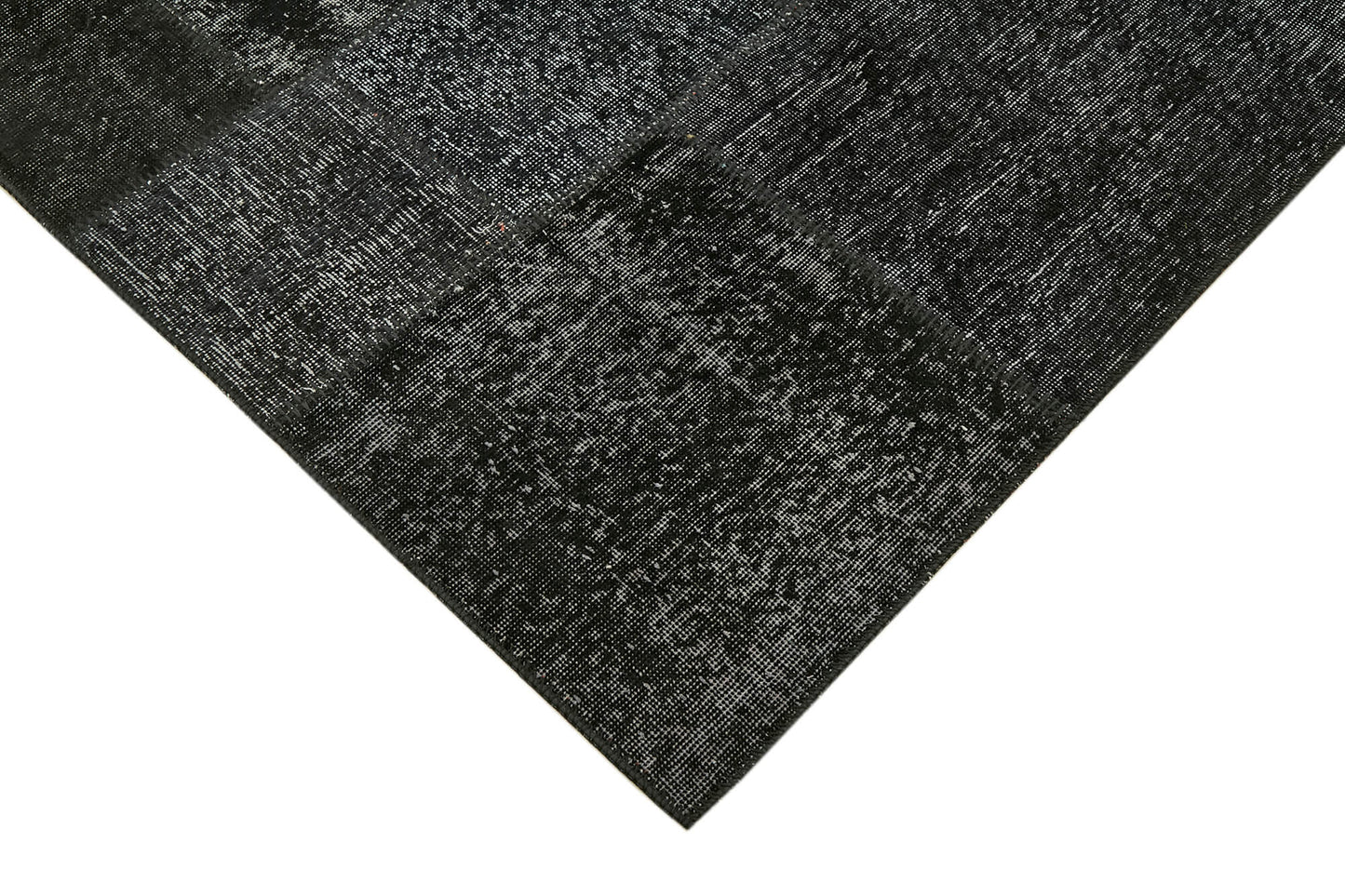 8x11 Black Patchwork Rug- 43254