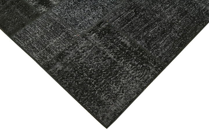 8x11 Black Patchwork Rug- 43254
