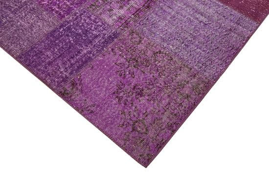 8x11 Purple Patchwork Rug- 43255
