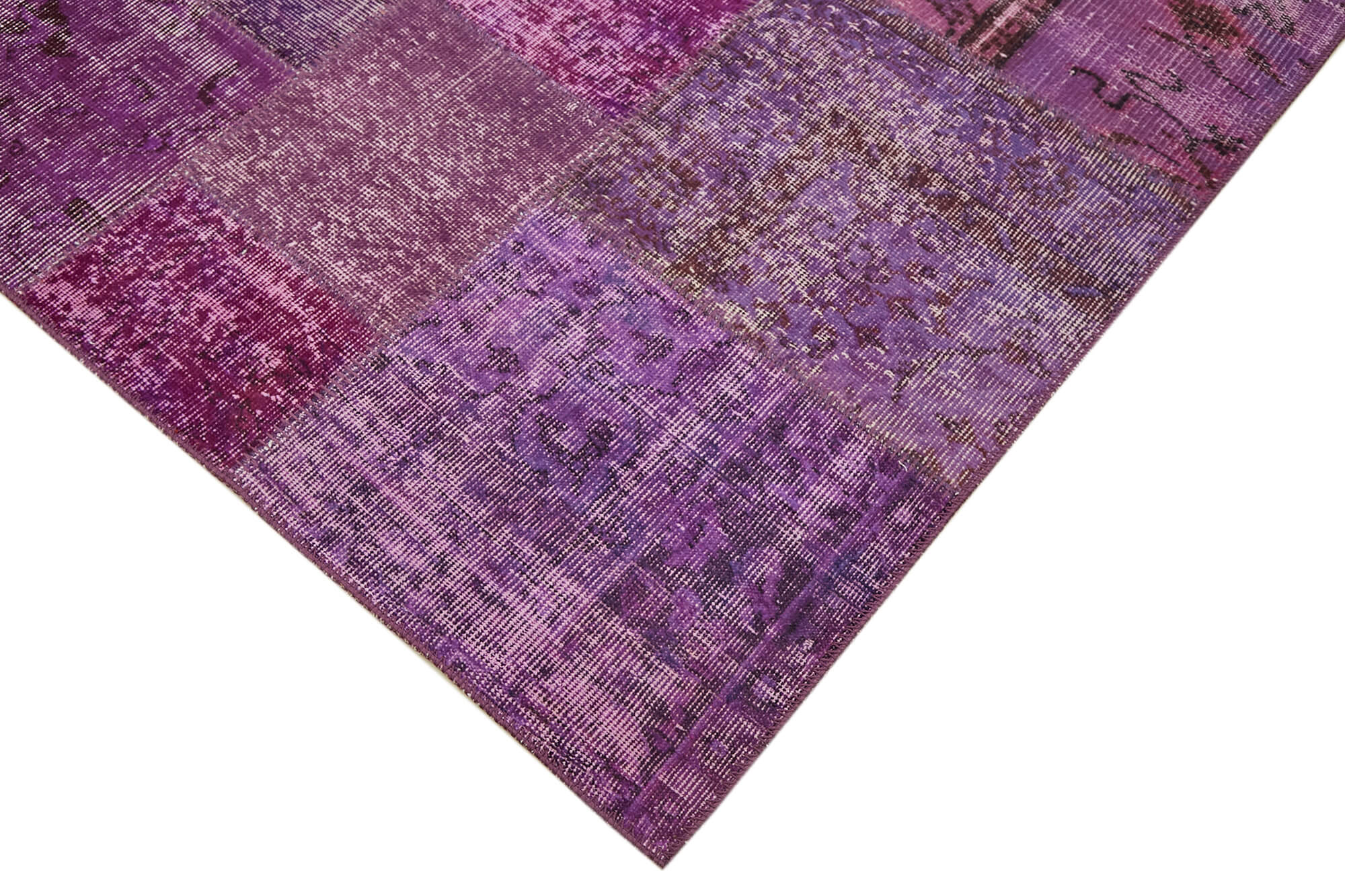 8x11 Purple Patchwork Rug- 43256