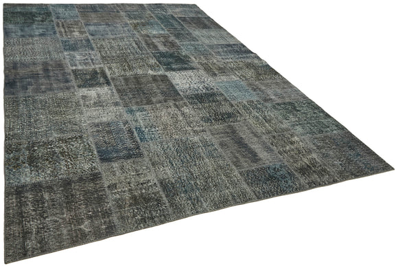 8x11 Grey Patchwork Rug- 43258