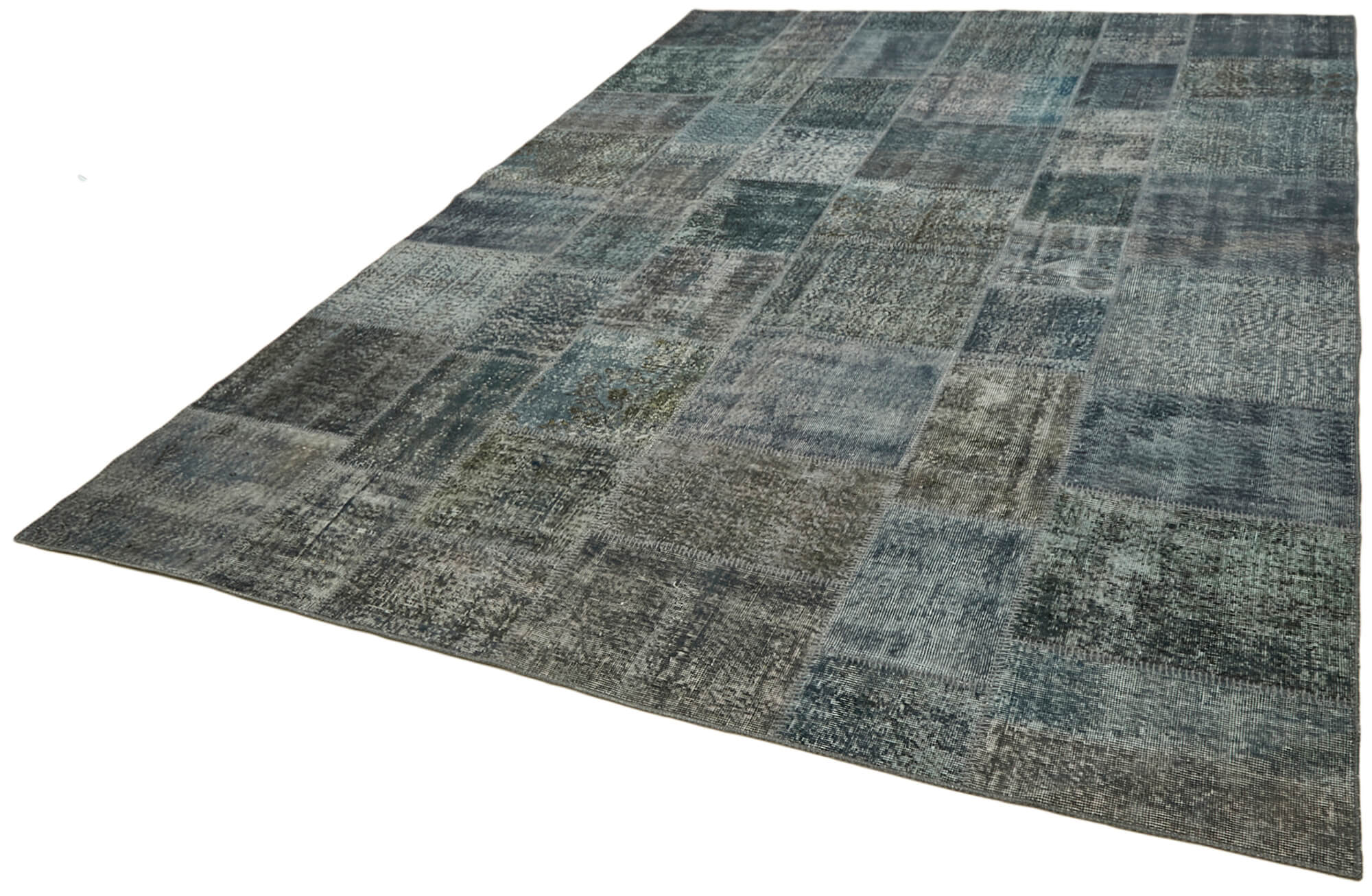 8x11 Grey Patchwork Rug- 43258