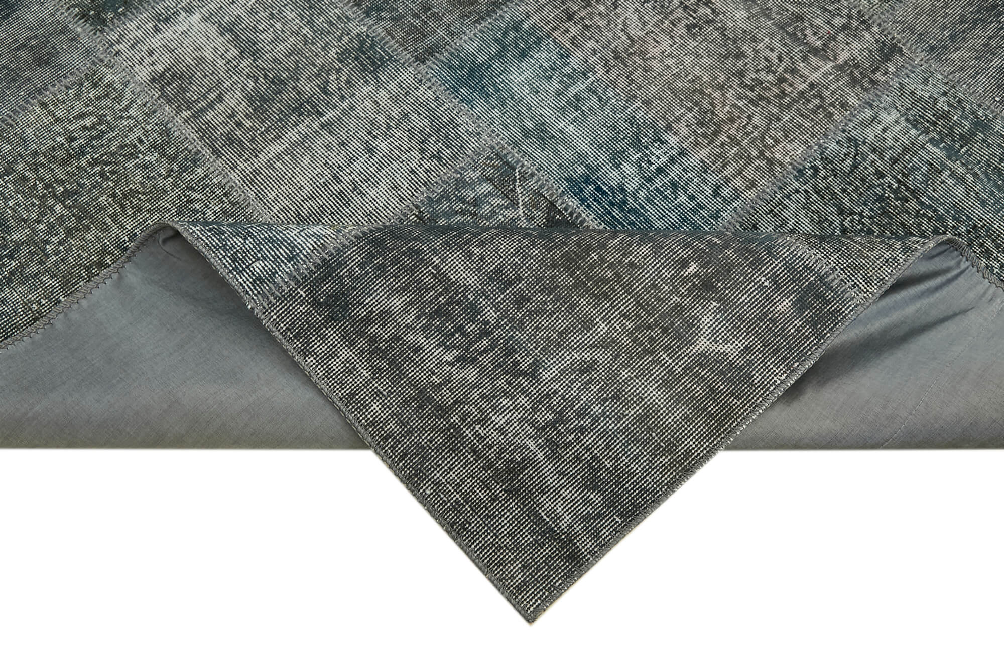 8x11 Grey Patchwork Rug- 43258
