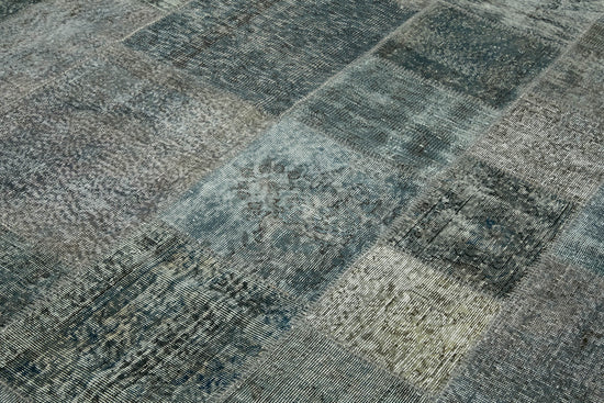 8x11 Grey Patchwork Rug- 43259
