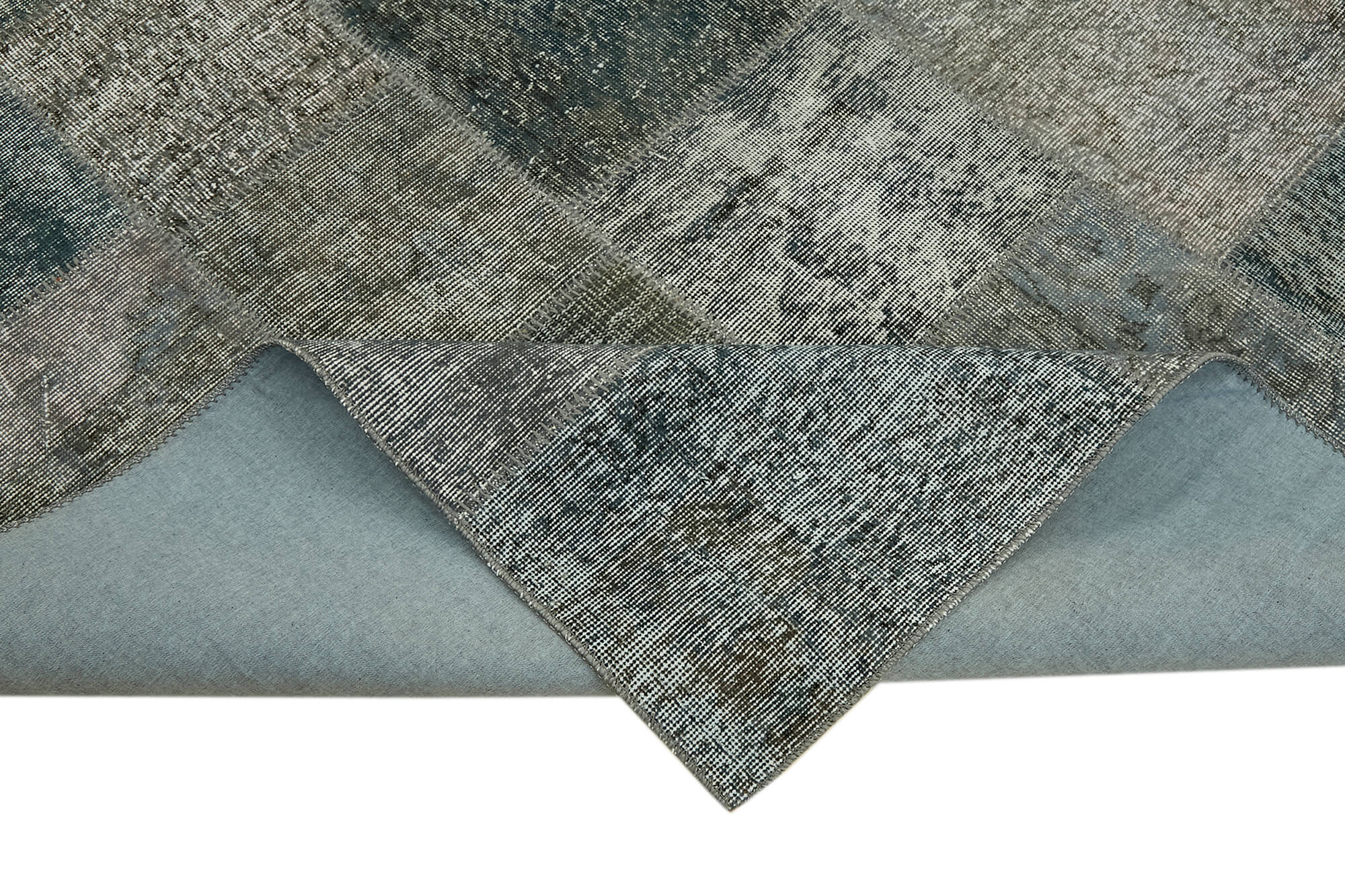 8x11 Grey Patchwork Rug- 43259