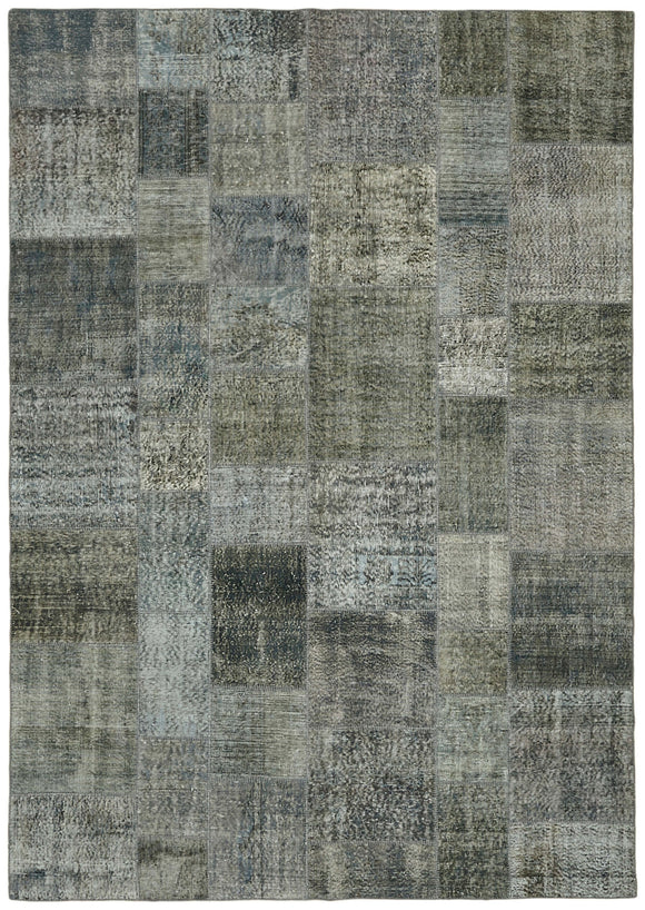8x11 Grey Patchwork Rug- 43260