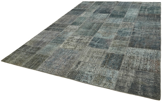 8x11 Grey Patchwork Rug- 43260