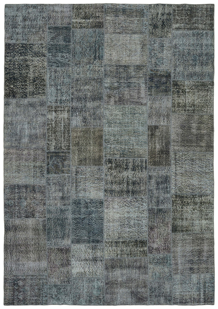 8x11 Grey Patchwork Rug- 43261