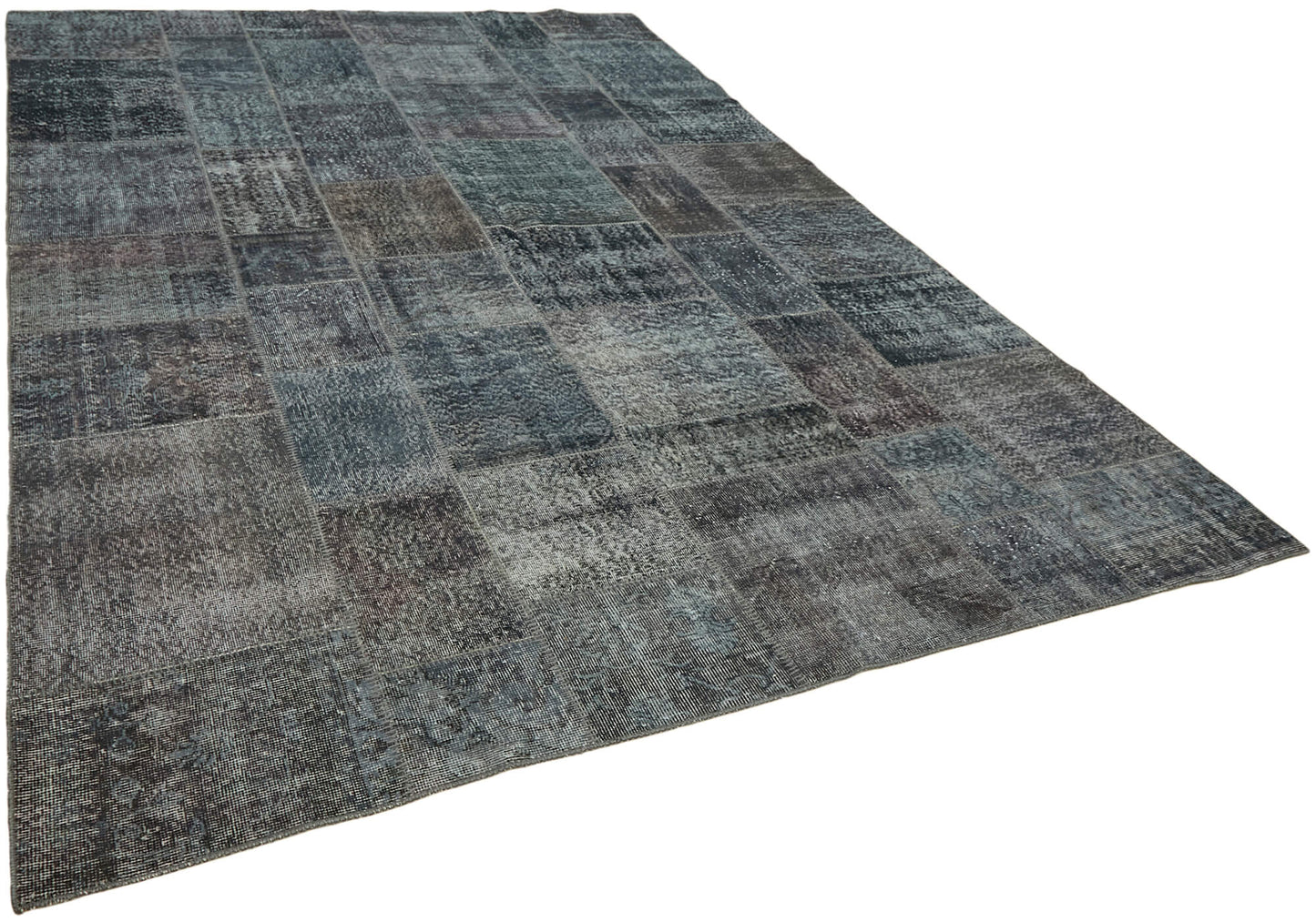 8x11 Grey Patchwork Rug- 43261