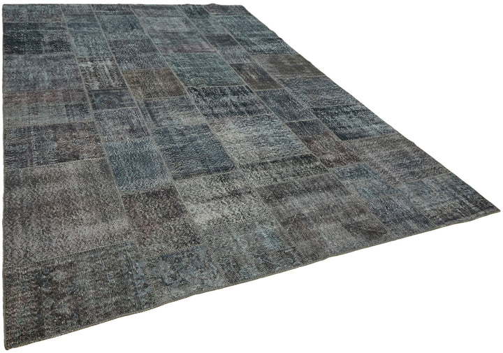 8x11 Grey Patchwork Rug- 43261
