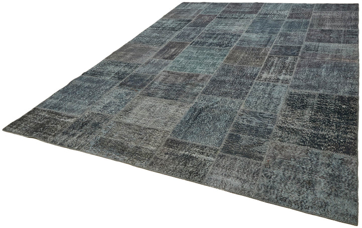 8x11 Grey Patchwork Rug- 43261