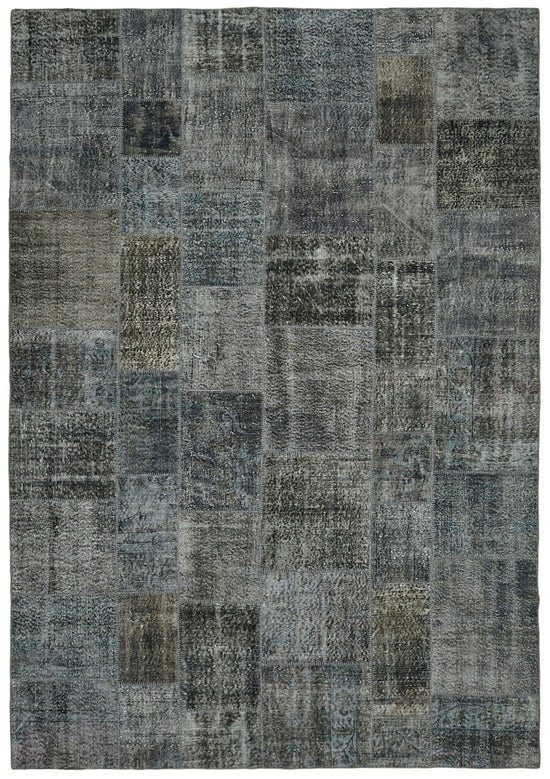 8x11 Grey Patchwork Rug- 43262