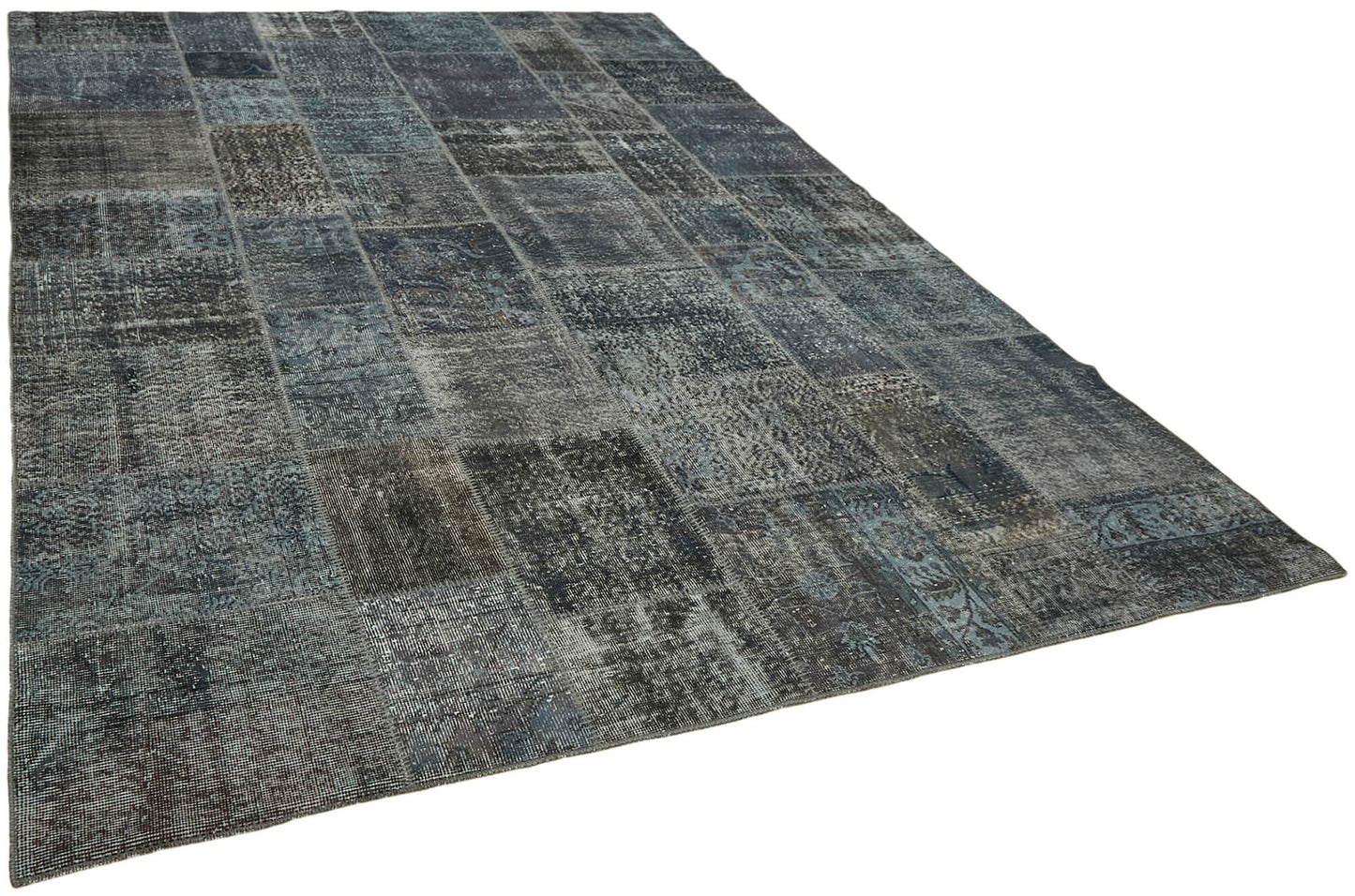 8x11 Grey Patchwork Rug- 43262