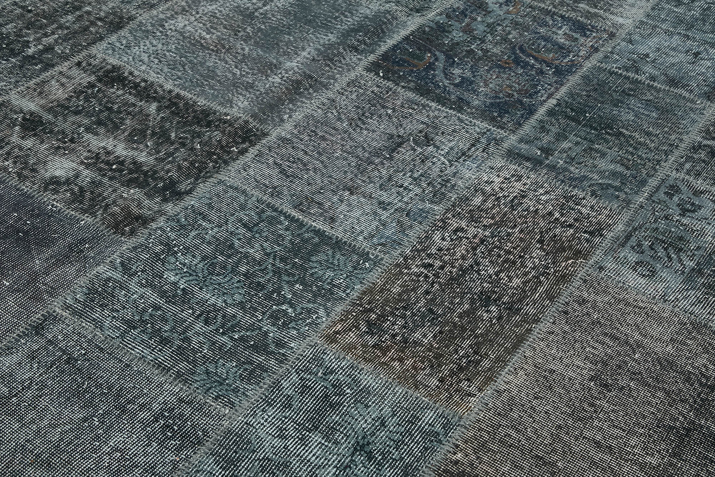 8x11 Grey Patchwork Rug- 43262