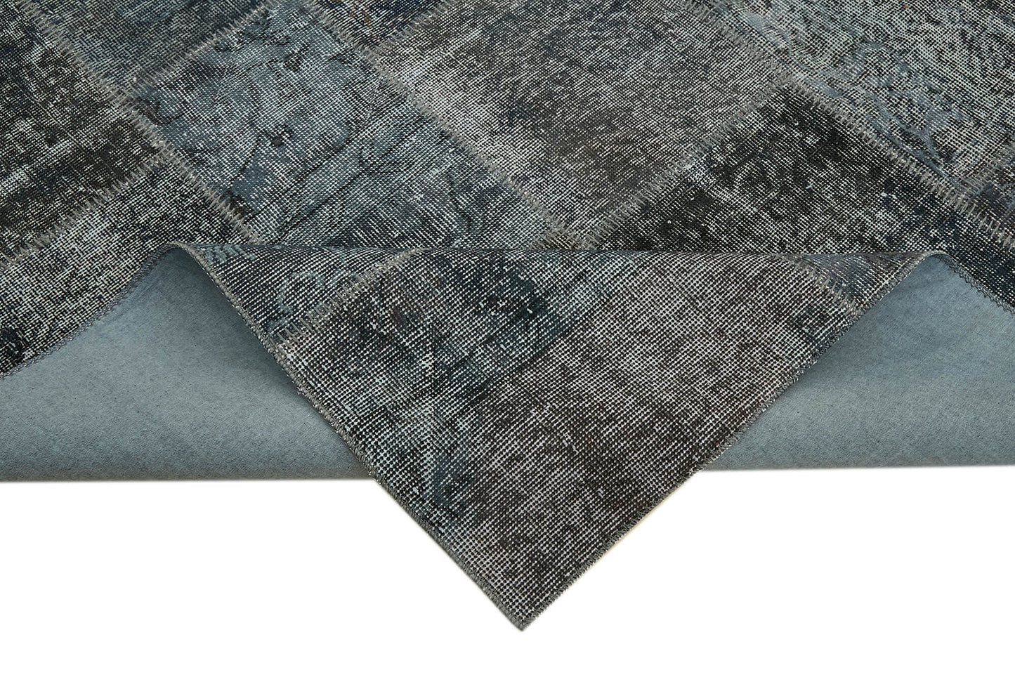 8x11 Grey Patchwork Rug- 43262