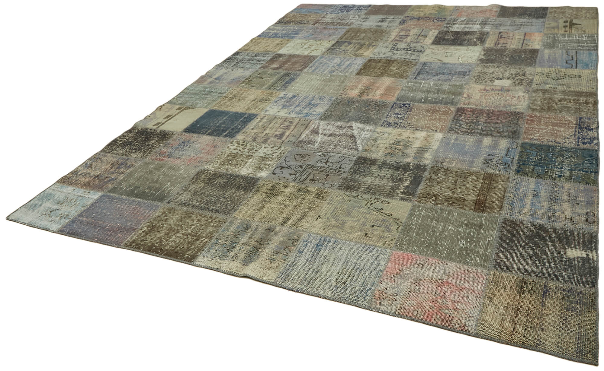 8x11 Grey Patchwork Rug- 43263