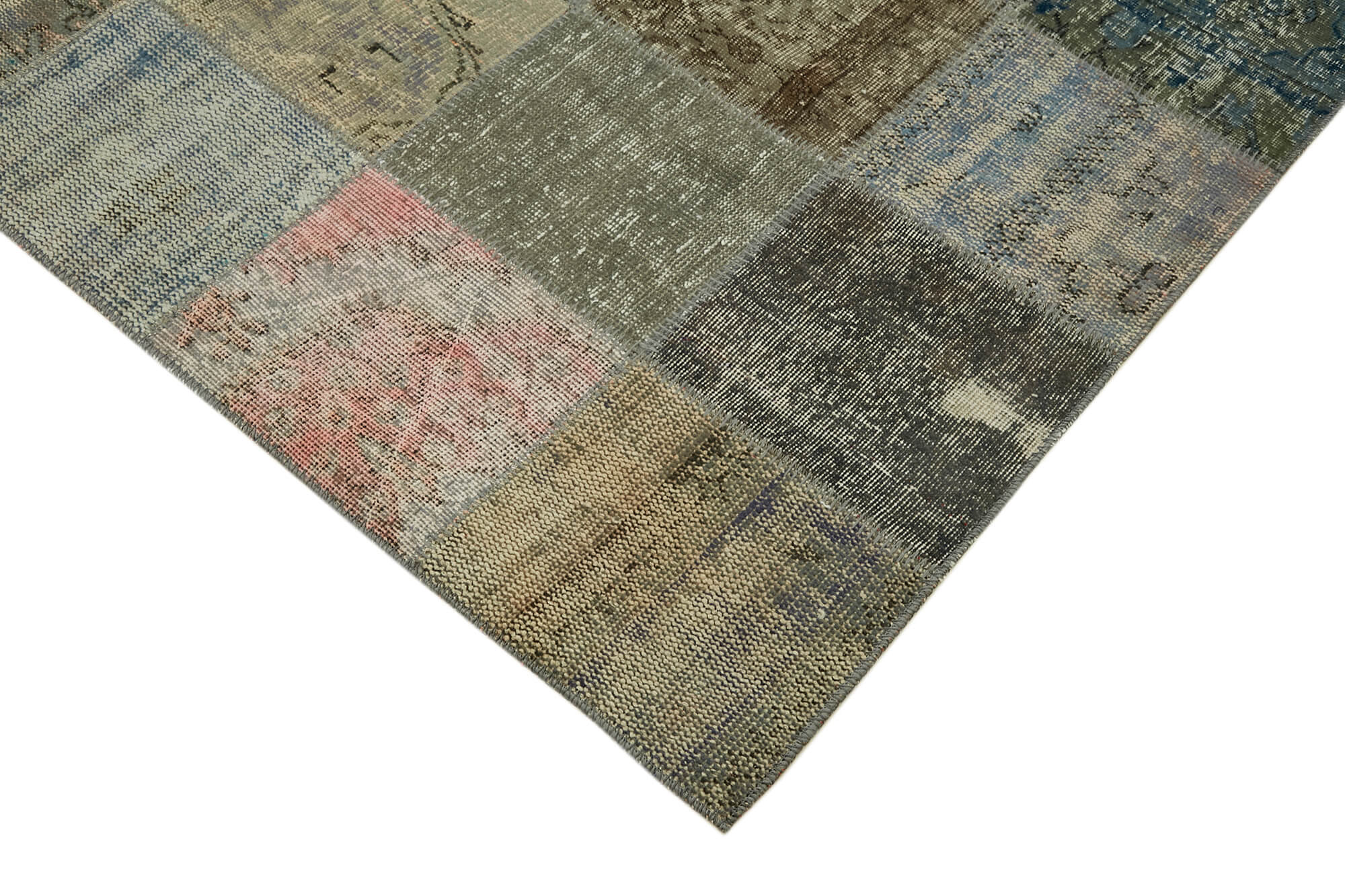 8x11 Grey Patchwork Rug- 43263