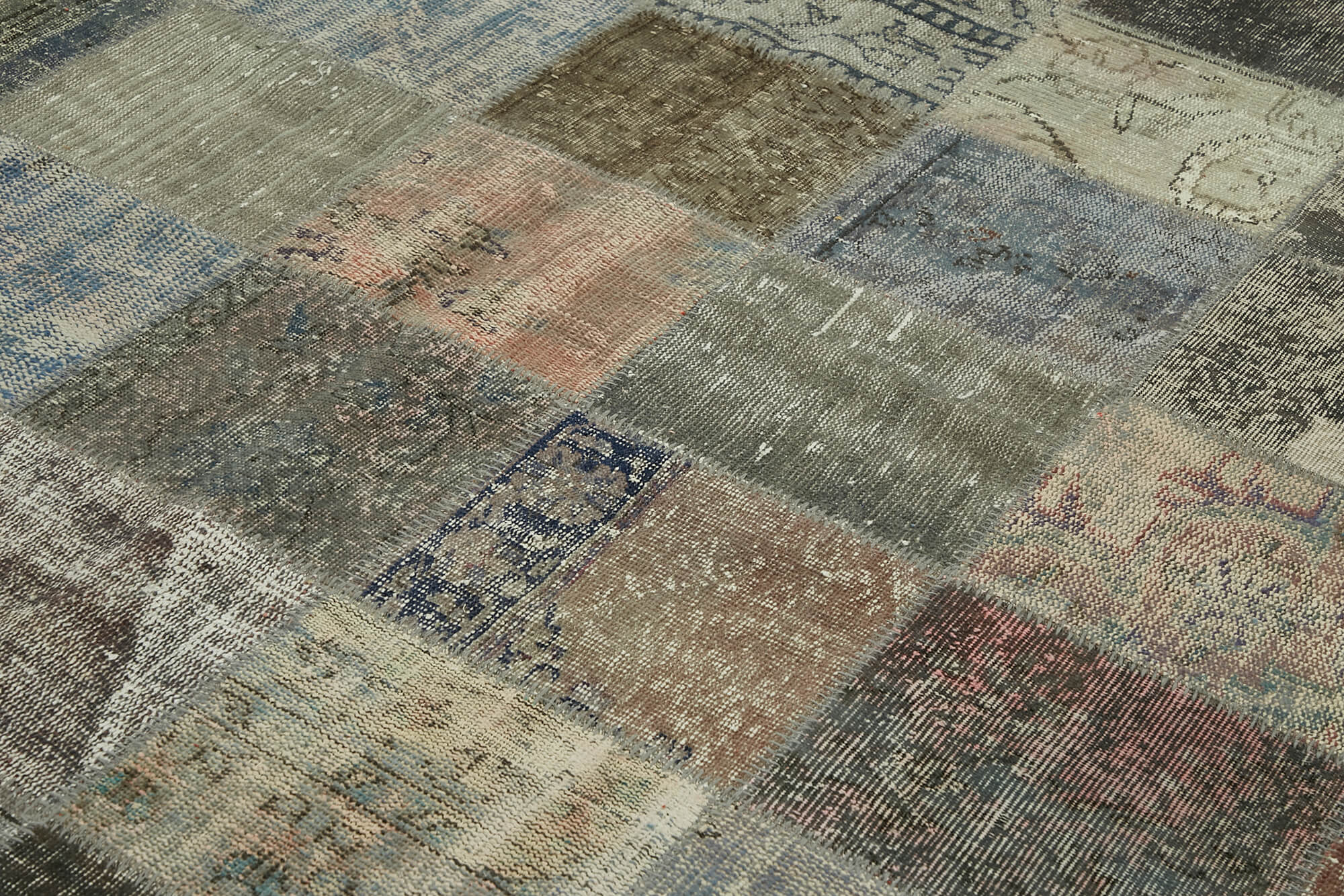 8x11 Grey Patchwork Rug- 43263