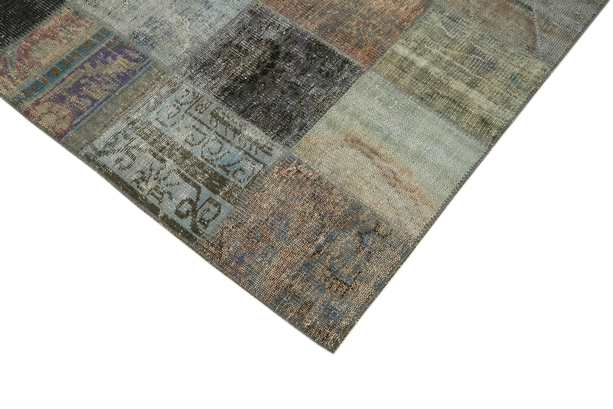 8x11 Grey Patchwork Rug- 43264