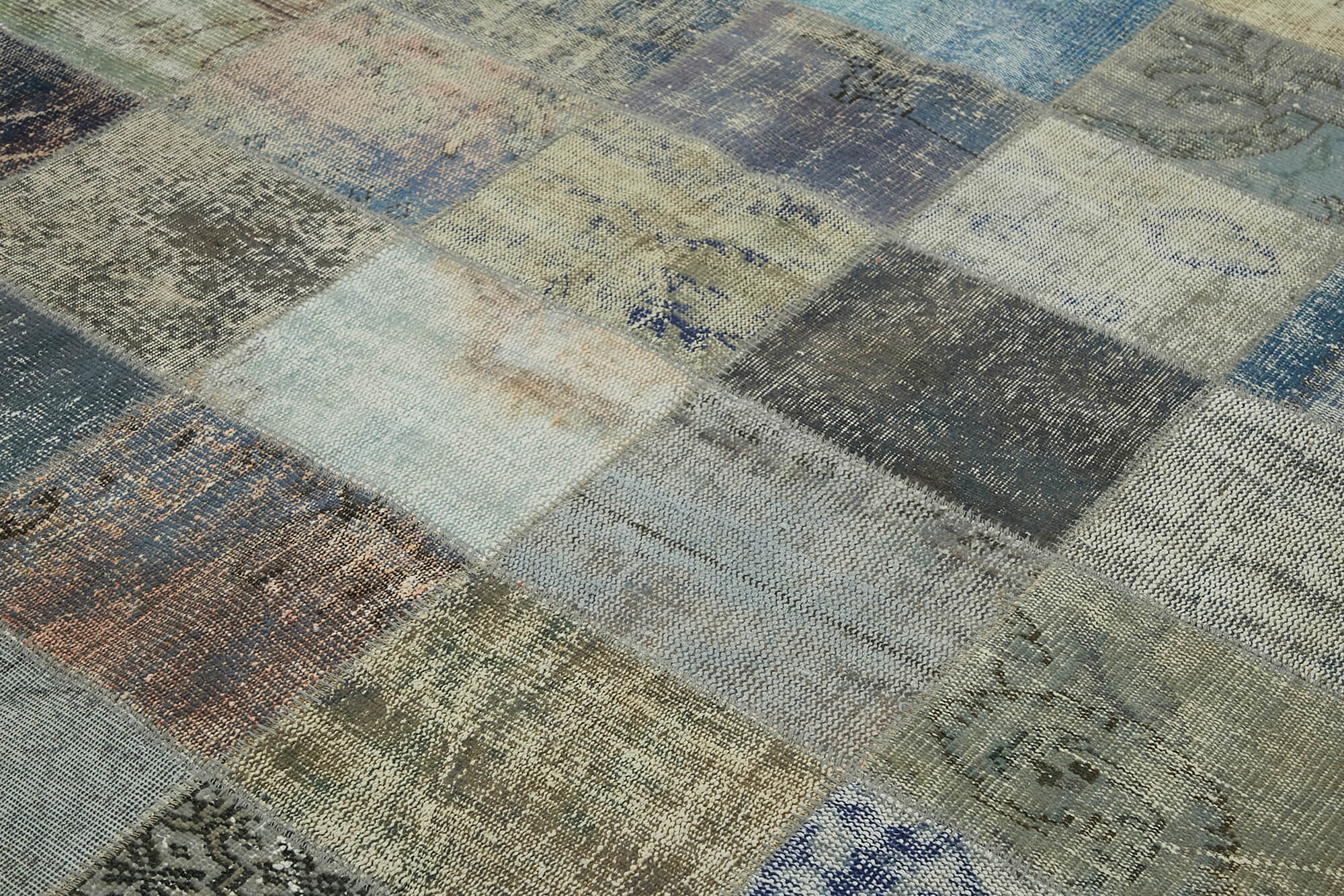 8x11 Grey Patchwork Rug- 43264