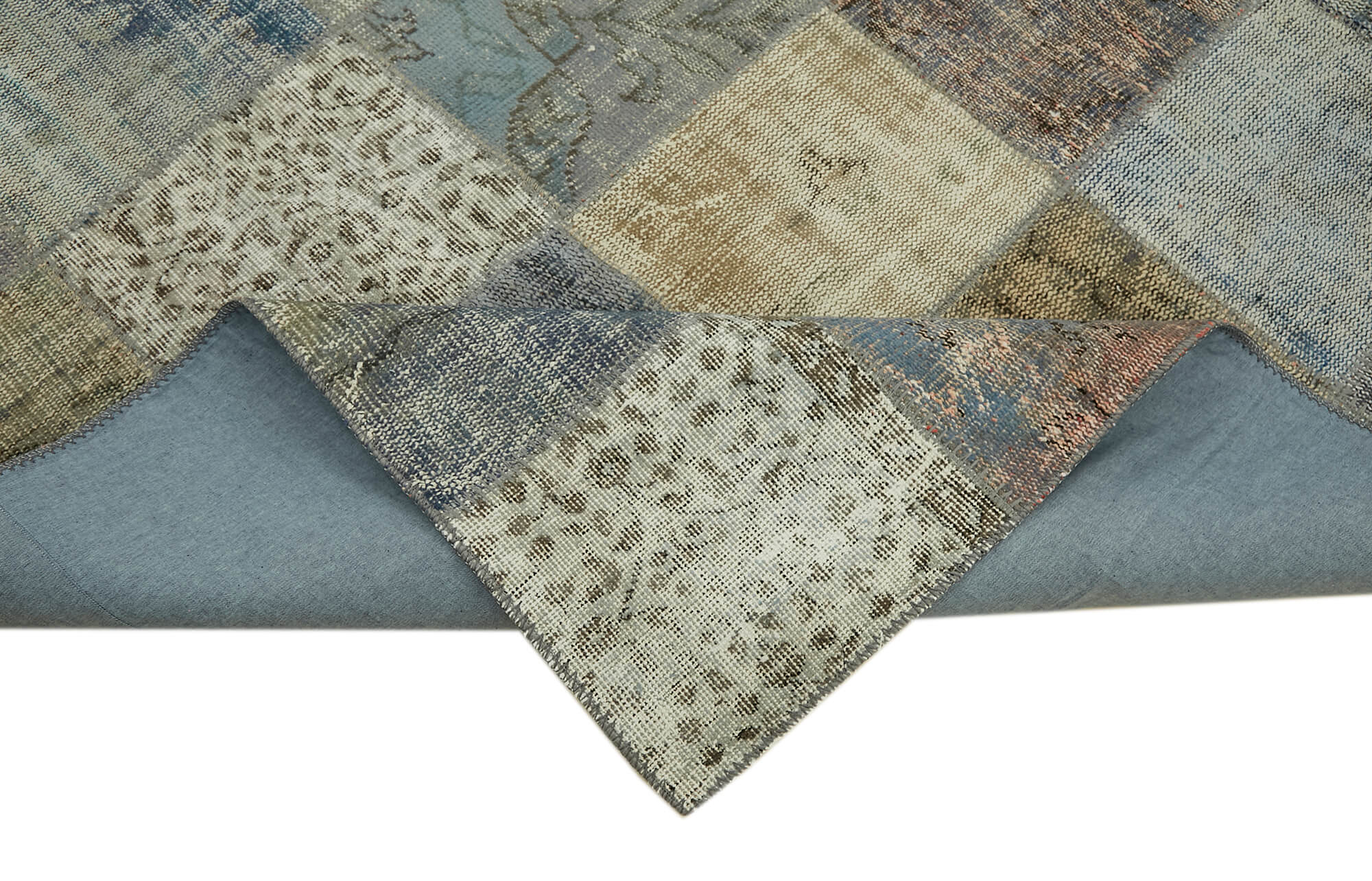 8x11 Grey Patchwork Rug- 43264