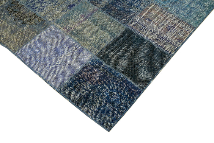 8x11 Blue Patchwork Rug- 43265